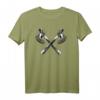 Wikinger T-Shirt mit gekreuzten Äxten - Cooles Mittelalter-Design für Wikinger- und Fantasy-Fans