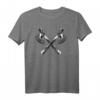 Wikinger T-Shirt mit gekreuzten Äxten - Cooles Mittelalter-Design für Wikinger- und Fantasy-Fans
