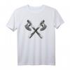 Wikinger T-Shirt mit gekreuzten Äxten - Cooles Mittelalter-Design für Wikinger- und Fantasy-Fans
