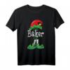 Der Baker Elf Funny Christmas Family Matching Holiday T-Shirt – Humorvolles Weihnachtsgeschenk für Bäcker, kulinarische Freunde und Familien