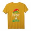 Der Baker Elf Funny Christmas Family Matching Holiday T-Shirt – Humorvolles Weihnachtsgeschenk für Bäcker, kulinarische Freunde und Familien
