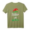 Der Baker Elf Funny Christmas Family Matching Holiday T-Shirt – Humorvolles Weihnachtsgeschenk für Bäcker, kulinarische Freunde und Familien