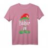 Der Baker Elf Funny Christmas Family Matching Holiday T-Shirt – Humorvolles Weihnachtsgeschenk für Bäcker, kulinarische Freunde und Familien