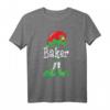 Der Baker Elf Funny Christmas Family Matching Holiday T-Shirt – Humorvolles Weihnachtsgeschenk für Bäcker, kulinarische Freunde und Familien