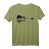 Gitarre Natur See Schatten Design Gitarrist Geschenk - Vintage T-Shirt für Musiker, Konzerte & Festivals