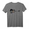Gitarre Natur See Schatten Design Gitarrist Geschenk - Vintage T-Shirt für Musiker, Konzerte & Festivals