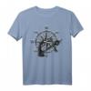 NORDISCH mit Anker - Nautisches Segler Kapitän Skipper T-Shirt für Wassersportler und Nordsee-Fans
