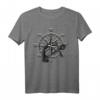 NORDISCH mit Anker - Nautisches Segler Kapitän Skipper T-Shirt für Wassersportler und Nordsee-Fans