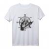 NORDISCH mit Anker - Nautisches Segler Kapitän Skipper T-Shirt für Wassersportler und Nordsee-Fans