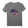 My Little Pony Twilight Sparkle Smiling Face T-Shirt - Offiziell Lizenzierte Pony Kleidung für Fans und Kinder