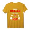 Grill Spruch T-Shirt 'Ich Will Grillen Kuh' – Lustiges BBQ Geschenk für Männer, Grillmeister & Steak-Liebhaber