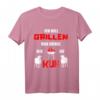 Grill Spruch T-Shirt 'Ich Will Grillen Kuh' – Lustiges BBQ Geschenk für Männer, Grillmeister & Steak-Liebhaber