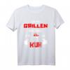 Grill Spruch T-Shirt 'Ich Will Grillen Kuh' – Lustiges BBQ Geschenk für Männer, Grillmeister & Steak-Liebhaber