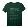 Lustiges Vorsätze 2020 Neujahr Silvester T-Shirt für Damen & Herren – Perfekt für Silvesterpartys, Neujahrsvorsätze & Feierlichkeiten