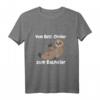 Faultier Abschluss T-Shirt – Lustiges Bachelor Geschenk für Abschlussfeier, Party & Freunde