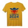 C-thulhu 2024 Das Größere von Zwei Übeln - Horror Lovecraft T-Shirt mit Tentakel-Motiv und politischem Humor