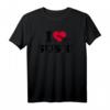 I Love Sushi T-Shirt mit Herzen – Perfektes Geschenk für Sushi-Liebhaber und Foodies