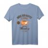 Lustiges Kaffee Montag Start in die Arbeitswoche T-Shirt - Humorvolles Oberteil für Morgenmuffel und Kaffeeliebhaber