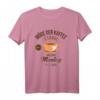 Lustiges Kaffee Montag Start in die Arbeitswoche T-Shirt - Humorvolles Oberteil für Morgenmuffel und Kaffeeliebhaber