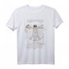 Leonardo da Vinci Der vitruvianische Mann T-Shirt - Klassisch geschnitten, hochwertiges Kunstmotiv