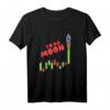 Rocket To The Moon Crypto Trading Broker Lustiges Aktien T-Shirt – Perfekt für Daytrader, Investoren & Börsenfreunde