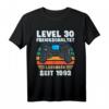Lustiges 30. Geburtstag T-Shirt für Mann und Frau - 30 Jahre Deko, Geschenkidee & Party Outfit