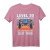 Lustiges 30. Geburtstag T-Shirt für Mann und Frau - 30 Jahre Deko, Geschenkidee & Party Outfit