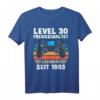 Lustiges 30. Geburtstag T-Shirt für Mann und Frau - 30 Jahre Deko, Geschenkidee & Party Outfit
