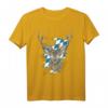 Bayerisches Hirsch Design T-Shirt für Oktoberfest & Wiesn - Klassisches Trachtenshirt mit Bayerischer Flagge