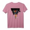Wonderland - Cheshire Cat Night Madness T-Shirt mit buntem, surrealem Design für Fans von Alice im Wunderland und fantasievoller Kunst
