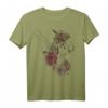HapDeer Peter Pan Tinkerbell Floral Outline T-Shirt - Lizenziertes Disney Geschenk für Fans und Feiern