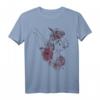 HapDeer Peter Pan Tinkerbell Floral Outline T-Shirt - Lizenziertes Disney Geschenk für Fans und Feiern