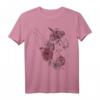 HapDeer Peter Pan Tinkerbell Floral Outline T-Shirt - Lizenziertes Disney Geschenk für Fans und Feiern