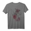 HapDeer Peter Pan Tinkerbell Floral Outline T-Shirt - Lizenziertes Disney Geschenk für Fans und Feiern