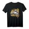 40Geburtstag Hufflepuff Floral Badger Mascot T-Shirt – Offizielles Harry Potter Merchandise für Fans & Sammler