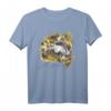 40Geburtstag Hufflepuff Floral Badger Mascot T-Shirt – Offizielles Harry Potter Merchandise für Fans & Sammler
