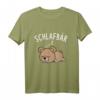 Schlafbär Süßer Bär Schlafshirt Pyjama T-Shirt – Lustiges Schlafkleidungsstück für Morgenmuffel & Langschläfer, Perfekt als Geschenk