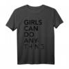 Girls Can Do Anything Premium T-Shirt – Inspirierende, Empowernde Kleidung für Mädchen, Damen, Kinder und Kleinkinder in verschiedenen Größen