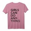Girls Can Do Anything Premium T-Shirt – Inspirierende, Empowernde Kleidung für Mädchen, Damen, Kinder und Kleinkinder in verschiedenen Größen