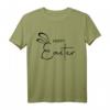 Lustiges, niedliches Hasenmotiv – 'Happy Easter' T-Shirt für Frauen und Mädchen, perfekt für Ostern, Frühling & Kaninchenliebhaber