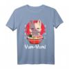 Kawaii Neko Ramen Lover Japanese Noodle Anime T-Shirt – Perfekt für Katzen-, Ramen- und Anime-Fans, Kinder, Männer & Frauen
