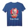Kawaii Neko Ramen Lover Japanese Noodle Anime T-Shirt – Perfekt für Katzen-, Ramen- und Anime-Fans, Kinder, Männer & Frauen