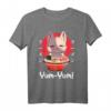 Kawaii Neko Ramen Lover Japanese Noodle Anime T-Shirt – Perfekt für Katzen-, Ramen- und Anime-Fans, Kinder, Männer & Frauen