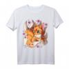 Kawaii Kitsune Fox T-Shirt - Japanischer neun Schwanz Fuchs, Magische Kreatur, Otaku & Anime Fanartikel, Official HapDeer Merchandise