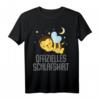 Offizielles Schlafshirt Pyjama Nachthemd mit Biene - Lustiges Geschenk für Langschläfer, Bienenfans & entspannte Nächte für Damen und Herren