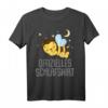 Offizielles Schlafshirt Pyjama Nachthemd mit Biene - Lustiges Geschenk für Langschläfer, Bienenfans & entspannte Nächte für Damen und Herren