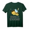 Offizielles Schlafshirt Pyjama Nachthemd mit Biene - Lustiges Geschenk für Langschläfer, Bienenfans & entspannte Nächte für Damen und Herren