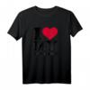 I Love My Husband T-Shirt mit rotem Herz – Romantisches Geschenk für Frauen zum Hochzeitstag & Jahrestag