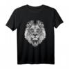 Löwenkopf T-Shirt zum HapDeer - Cooles Tiermotiv mit Tribal Ornament für Tierfans & Freunde