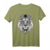 Löwenkopf T-Shirt zum HapDeer - Cooles Tiermotiv mit Tribal Ornament für Tierfans & Freunde
